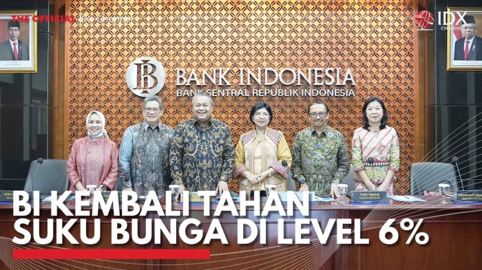 BI Tahan Suku Bunga Acuan di Level 6,25%