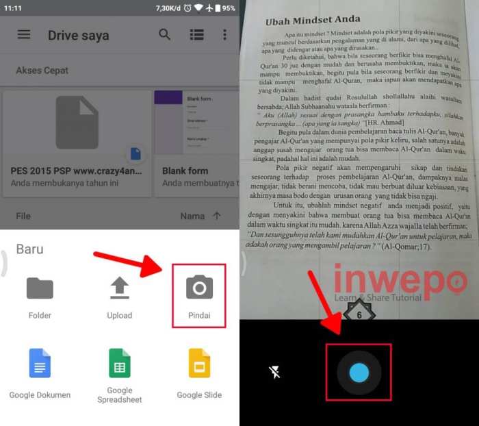 Cara Mudah Scan Dokumen dengan HP Android Inwepo Trik Pakai HP Sebagai Scanner Dokumen