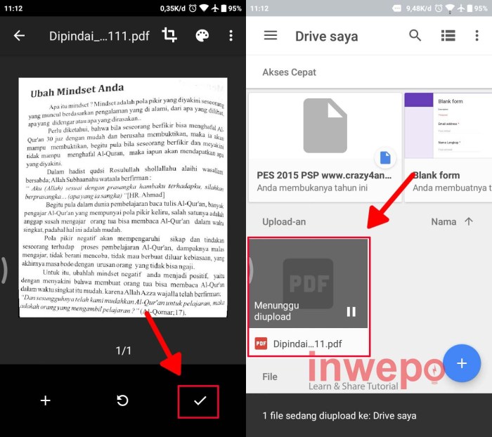 Cara Mudah Scan Dokumen dengan HP Android Inwepo Trik Pakai HP Sebagai Scanner Dokumen