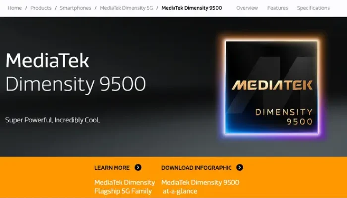 Teknologi dan Fitur Canggih MediaTek Dimensity 9500 yang Baru Diluncurkan