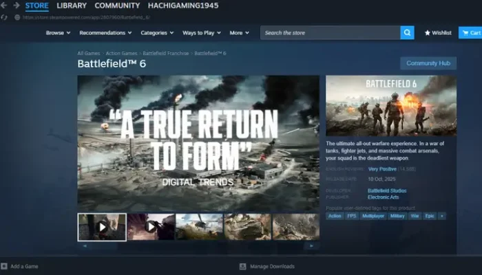 Battlefield 6 Rilis, 9 Misi Utama dan Perkiraan Waktu Menyelesaikannya