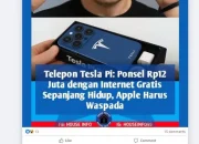 Hoaks tentang Ponsel Pi Phone yang Diklaim Pesaing Berat iPhone Beredar di Facebook