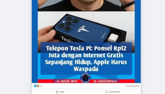 Hoaks tentang Ponsel Pi Phone yang Diklaim Pesaing Berat iPhone Beredar di Facebook