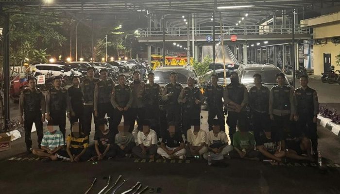 Remaja Diamankan Usai Tawuran di Jakpus, Barang Bukti Celurit dan Ganja Disita