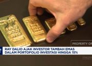 Ray Dalio Sarankan Investor Tingkatkan Investasi Emas hingga 15% dalam Portofolio