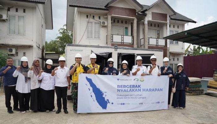 Donasi Genset untuk RSUD Langsa Terdampak Banjir Bandang Aceh Demi Memulihkan Layanan Kesehatan