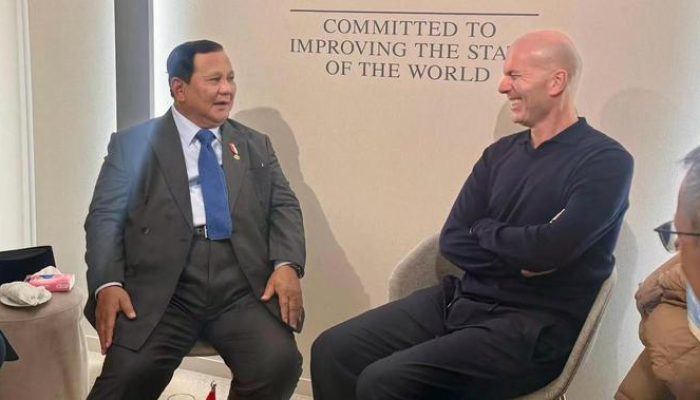 Prabowo Temui Zinedine Zidane untuk Meningkatkan Sepak Bola Indonesia