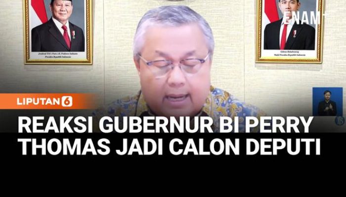 Reaksi Perry Warjiyo terhadap Thomas, calon Deputi Gubernur BI keponakan Prabowo